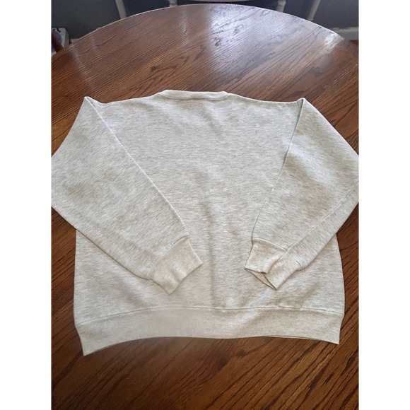 Vintage USA Olympics Crewneck Sweatshirt Gray Embroidered Rings Large - Picture 5 of 7